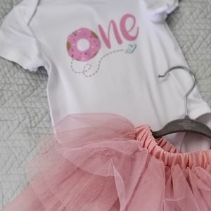 NWT Sweet One Baby Girl First Birthday Set